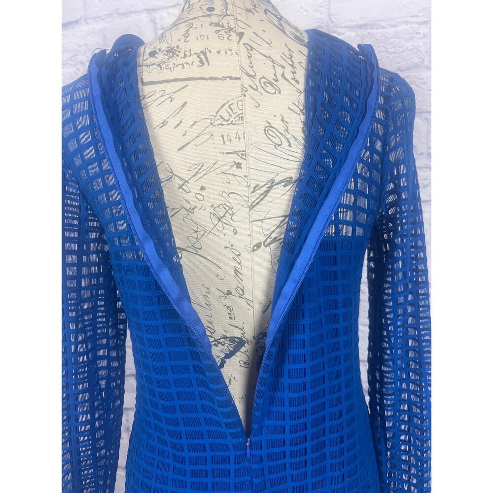 K. Jordan Blue Fitted Cocktail Dress - Size Small - Picture 11 of 11